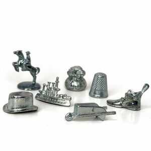 Monopoly Replacement Game Tokens Lot of 7